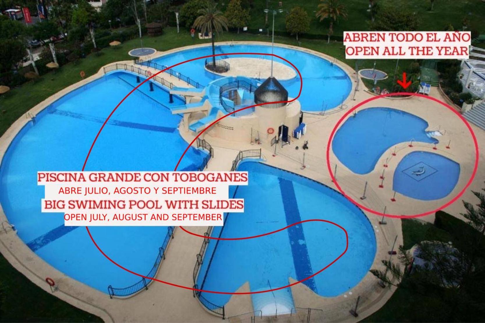 Apart With Swimming Pool Open All Year 베날마데나코스타 외부 사진