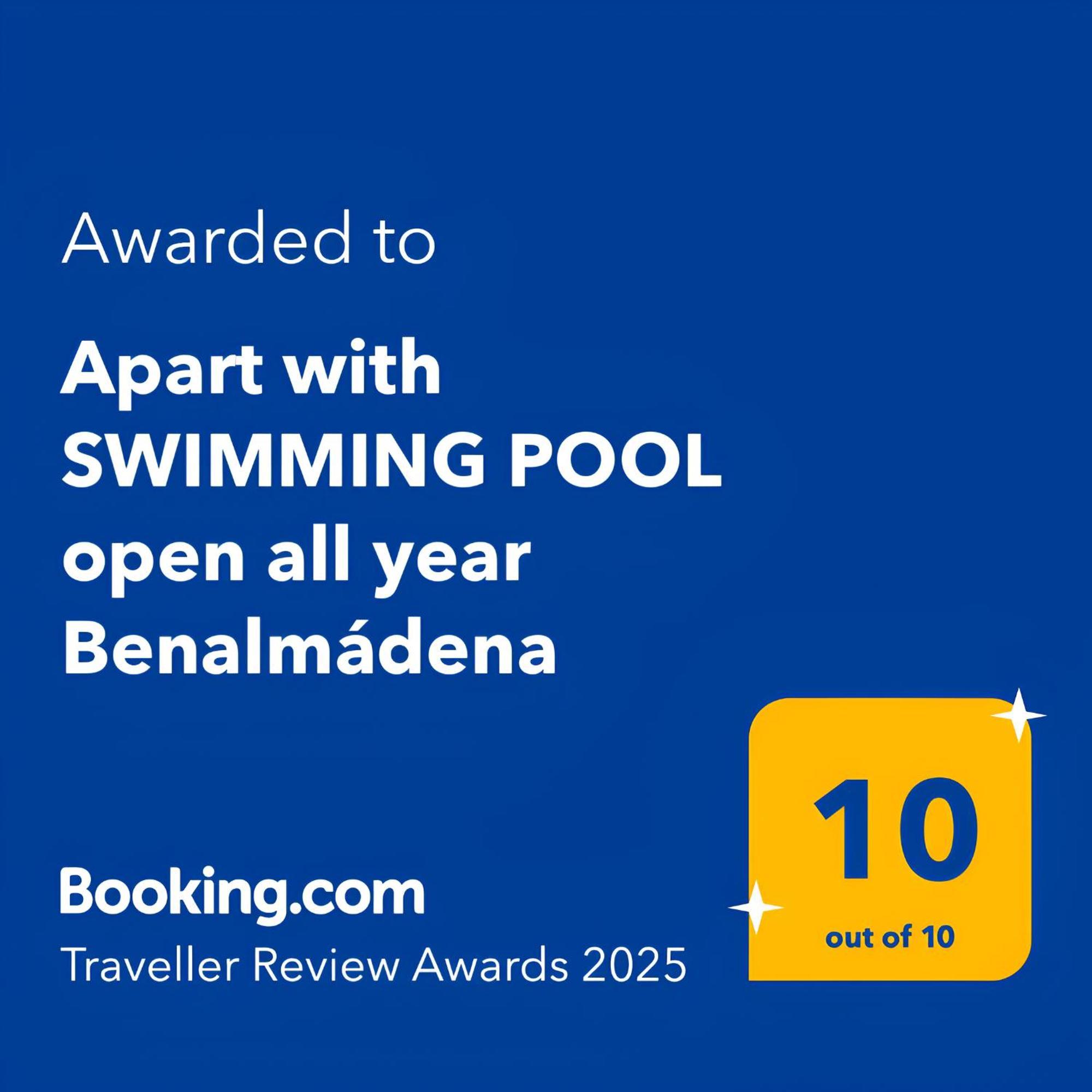 Apart With Swimming Pool Open All Year 베날마데나코스타 외부 사진